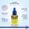 Blue Cross Professional Nail Care, All Natural Mineral Oil Free, Ultra-Nourishing, Hydrating, Moisturizing Nail & Cuticle Oil, Lemongrass + Lavender Scented Essential Oils, Made in USA, 0.5 fl oz/15mL