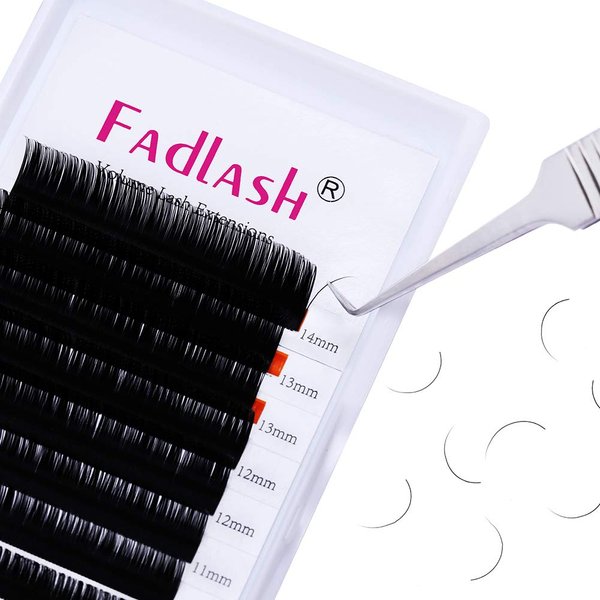 Eyelash Extensions D Curl 0.15 Mix Tray 8-14mm Classic Lash Extensions Individual Lashes Eyelash Extension Supplies (0.15-D, 8-14mm Mixed)