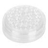 50pcs Eyelash Glue Pallet Disposable Eyelash Glue Holder Transparent Plastic Eye Lash Extension Glue Stand Pad 4.8cm