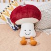 Bestsea Mushroom Plush Cute Mushroom Plushie Stuffed Animals Pillows Home Decor Kids Gift Red Mushroom Pillows Plush 10.2 Inches