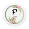 Cell Phone Pop Out Holder,Cute Koala Bear Flower Letter P PopSockets PopGrip: Swappable Grip for Phones & Tablets