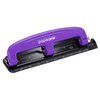 Bostitch Office EZ Squeeze Reduced Effort 3-Hole Punch, 12 Sheets, Purple