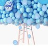 Royal Blue Latex Balloons 12 Inch Blue Confetti balloon pearl White balloons Royal Light Blue Party Balloons Kit for Birthday Party Decoration Supplies.50pcs…