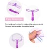 Eyebrow Stencils, Eyebrow Template, Eyebrow Shaping Kit,8 Styles Reusable Eyebrow Stencil with Handle and Strap, Washable Reuseable Eyebrow Positioning Tool The Wide is 5.2 Inch, Length is 4Inch