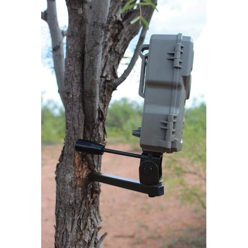 HME Better Trail Camera Holder with 360-degree Rotational Camera Head | Compact Sturdy Design | Easy Installation & Versatile Compatibility