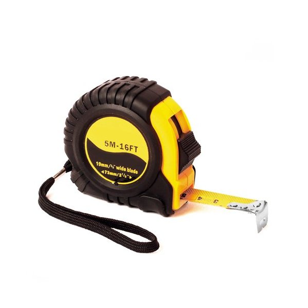 Topzone 16 Feet 3/4" inch Professional Retractable Steel Measuring Tape Measure Ruler with Posi-Lock and Belt Clip