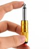 Tattoo Foot Pedal Switch, ATOMUS Cordless ON/OFF Switch Pedal Controller Lightweight Tattoo Pedal Plug for Tattoo Machine Power Supply (Gold)