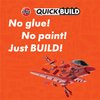 Airfix J6018 Quickbuild Model Airplane Kits for Adults & Kids - Red Arrows Hawk - Fighter Plane Plastic Model Kits, Block Building Sets, Snap Together Aircraft Models, Engineering Toys for Gifts