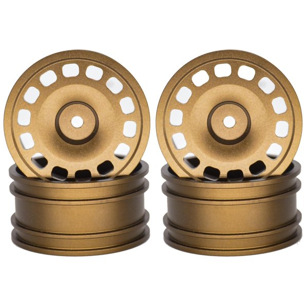RC Wheel Rims 12mm Hex On Road 1/10 Drift Wheel, Metal Wheel Rim Set 4Pcs for 1:10 Scale On Road Car, 1/10 Wheel for Tamiya TT01 TT02 XV01 TA06 WLtoys A959 PTG2 HPI KYOSHO HSP PTG2 Touring Street Tyre