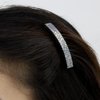 Decorative Hair Comb Black Cellulose Based Rhinestone Crystal Bridal Hair Comb,