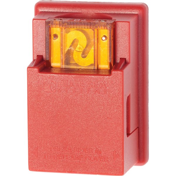 Blue Sea Systems 5006 Maxi Fuse Block and In-Line Fuse Holder Red, 80 Amps