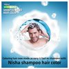 Nisha Quick 5 Minutes Hair Color Shampoo Dark Brown 180ml | 5 Weeks Long Lasting Shampoo Hair Colour For Women And Men