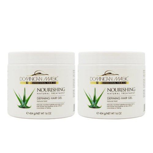 DOMINICAN MAGIC Defining Hair Gel 16oz Pack of 2