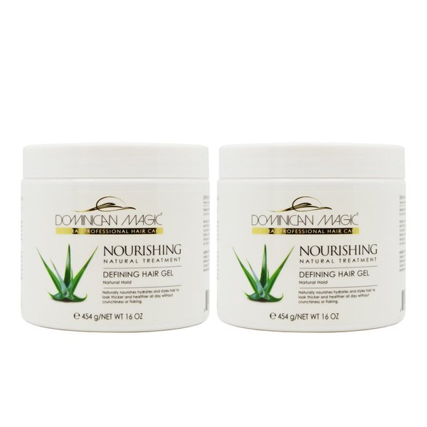 DOMINICAN MAGIC Defining Hair Gel 16oz Pack of 2