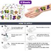 Mardi Gras Temporary Tattoos Fat Tuesday 101 PCS Sticker for Kids Masquerade Celebration, New Orleans, Birthday Decorations, Festival, Carnival Themed Party Favors Supplies Cute Kids Gifts Ideal