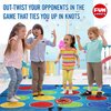 BRAINS UP Classic Twist Poses Floor Game, FunKidz Giant Mat Party Games for Kids Adults Bigger Size Family Indoor and Outdoor Activity for Boys Girls Gift