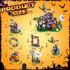 qesfir Haunted House Building Blocks Set - Christmas Building Toys Kit for Kids Halloween Displayable Model Thanksgiving Gift for Boy Gir