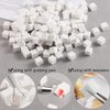 Fcozpjk 200Pcs Soft Nail Sponges for Ombre, Square Mini Nail Art Sponges, Aura Nails, Ombre Nail Brush, Gradient Nail Design Tools, Gel Polish Blending Sponge Applicator