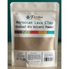 FERIHA Moroccan Rhassoul Bio Clay Powder, Organic Facial Body & Hair Mask. Fight Acne, Cleanse Impurities, & Improve Skin Elasticity.