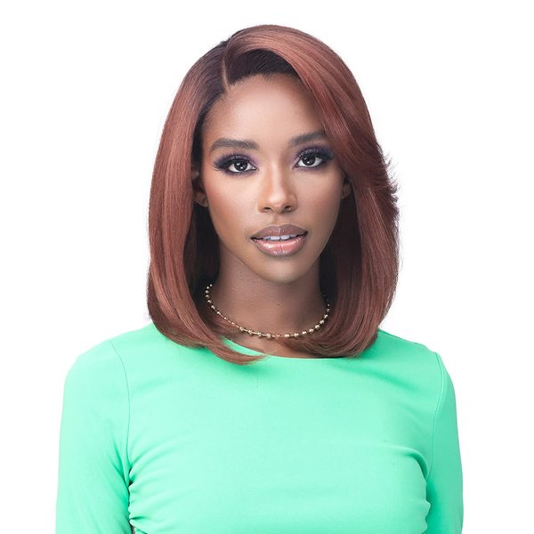 Bobbi Boss HD Lace Front Wig Glueless 13X4 Hand-Tied Deep Lace Part MLF258 Kiera (F1B/30)