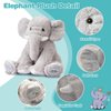 NXNYNZ 18in Elephant Stuffed Animals,Soft Elephant Plushies Toys Doll Cute Elephant Plush Toys Huggable Gifts for Boys Girls