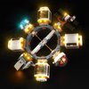DALDED LED Lighting Kit for Lego City Modular Space Station, LED Light Compatible with Lego 60433 Building Block Models (Light Control Version)