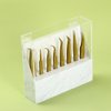 LIXIMMAZN 8 Holes Tweezers Holder, Acrylic Rack Storage Eyelash Extension Tools with Dust Cover Durable Tweezer Display Stand Holder Eyelash Extension Supplies Acrylic Display Stand Tool Salon