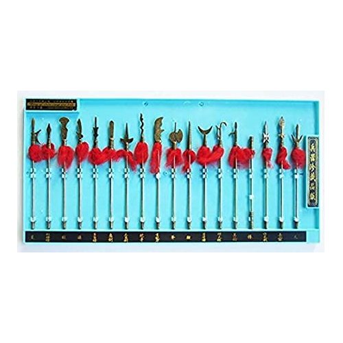 Chinese 18 Weapons of Martial Arts - Miniature Model - Metal - size : each model weapon is around 5.5" long
