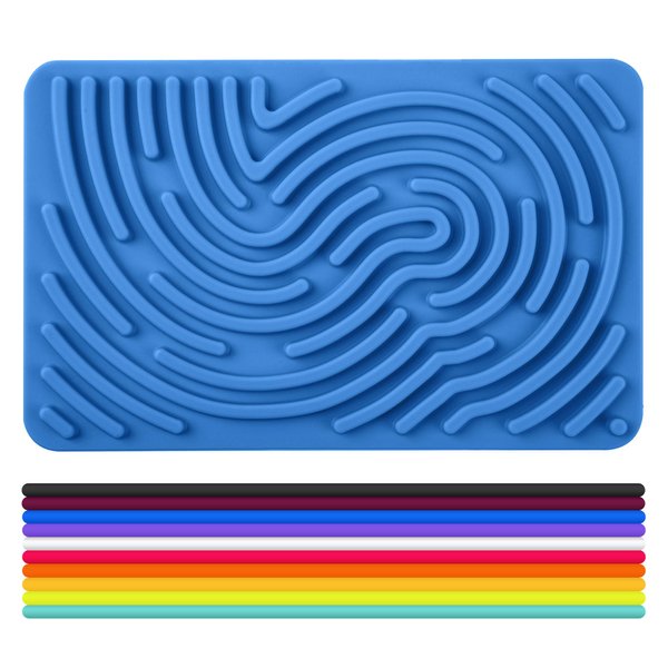 Sensory Activity Board:Sensory Toys,Sensory Board,Silicone Fidget Toy｜ for Calming Stress, Anxiety, ADHD & Autism ｜ Kids Quiet Toys ｜no Mess, Calming for Anxiety Fidget Toys for Kids