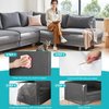 Anti-Cat Scratch Furniture Protector - Clear Vinyl Couch Protector from Cat Claws, Scratch Deterrent Tape for Sofa Corners, Single-Sided Sticky Couch Protector for Cats (200"x 12.4")