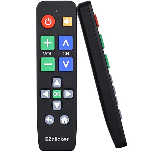 EZclicker LG TV Remote | Big Button TV Remote Control for All LG TV ONLY (Black) Simplified and Easy to Use (2xAAA Batteries not Included)