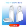 [2 Pack] Laundry Detergent Cup Holder Detergent Drip Catcher, Laundry Organizer Clip Tight on Laundry Bottle Spouts, No More Leaks or Mess with Detergent and Fabric Softener in Laundry Room