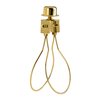 Creative Hobbies® Lamp Shade Light Bulb Clip Adapter Clip on with Shade Attaching Finial Top, Gold Color