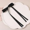 Hair Bow Clips for Women, Ribbon Bow for Women, Satin Hair Ribbon Hair Bows with Long Tail for Women, Bow Hair Clip Accessories for Girls Women (2 PCS)