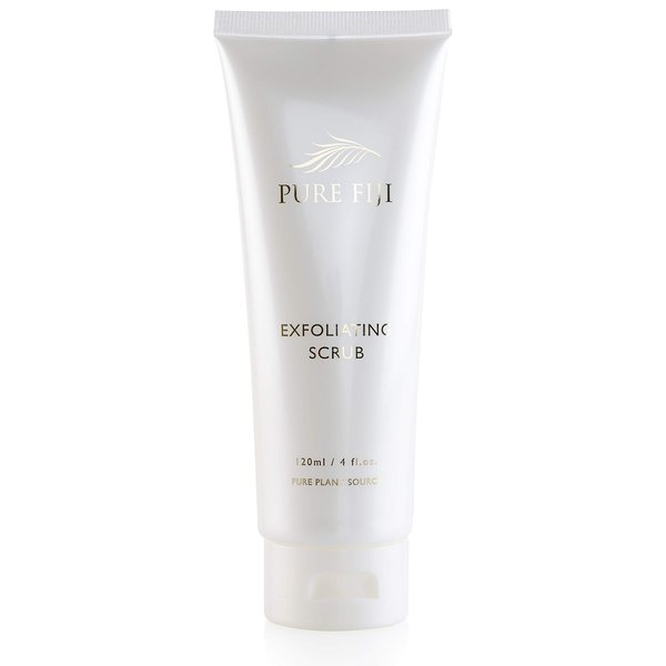 Pure Fiji Exfoliating Scrub - Facial and Body Scrub with Vitamin E, Coconut Oil Exfoliating Body Scrub for Women and Men, 4 Ounce