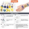 Happy Eid Al Adha Ramadan Kareem Mubarak Temporary Tattoos Themed Birthday Party Favors Decorations Supplies Festival Decor Moon Star Tattoo Stickers Gifts For Kids Boys Girls School Prizes Carnival