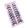Wffenhefragrance Multipack False Eyelashes| Lengthening Wisps in 10 Assorted Lengths | Natural to Dramatic Styles | Easy to Apply & Reusable |Suitable for Makeup Enthusiasts