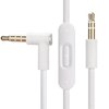 Replacement Audio Cable Cord Wire,Compatible with Beats Headphones Studio Solo Pro Detox Wireless Mixr Executive Pill with in Line Mic and Control (White)