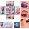 MYUANGO Pastel Paradise Eyeshadow Palette, Highly Pigmented 82 Shades Matte Shimmer Glitter Vegan Makeup Palette for Beginners - Waterproof, Blendable, Long-Lasting - Cruelty-Free