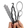 ANGGREK 4/9PCS Hair Bun Maker Braiding Styling Disk Tools DIY Accessories 3Types(4PCS)