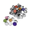 Allwon 56 Pack Empty Round Metal Pans Size 26mm for Eyeshadow Palette Magnetic Makeup Palette (Height 3.5 mm)
