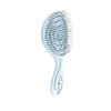 Chiara Ambra Organic Detangling Hair Brush for Women, Men & Children, Unique Spiral Hairbrush, Vented Hair Straightening Brushes for Straight, Curly & Wet Hair - Does not Pull on Hair – Light Blue