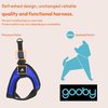 Gooby Escape Free Easy Fit Harness - Blue, Medium - No Pull Step-in Patented Small Dog Harness with Quick Release Buckle - Perfect On The Go No Pull Harness for Small Dogs or Medium Dog Harness