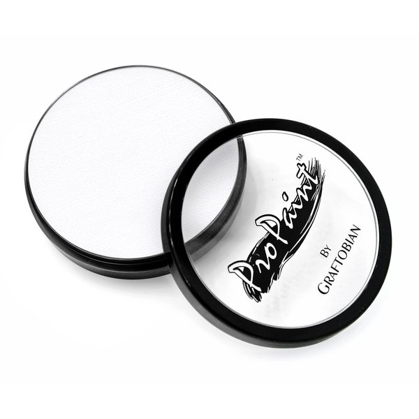 Graftobian Makeup ProPaint Face & Body Paint - White Swan 30ml - Halloween Makeup - Costume Makeup for Adults - Body Paints for Adults - Face Paint Makeup - Skin Paint - Makeup Paint