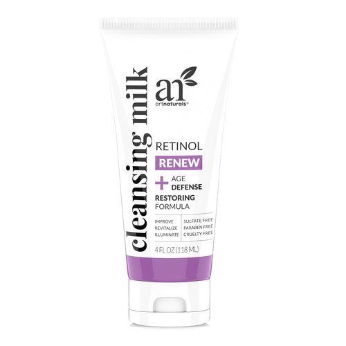 artnaturals Retinol Cleansing Milk, For All Skin Types, 4 fl oz (118 ml)
