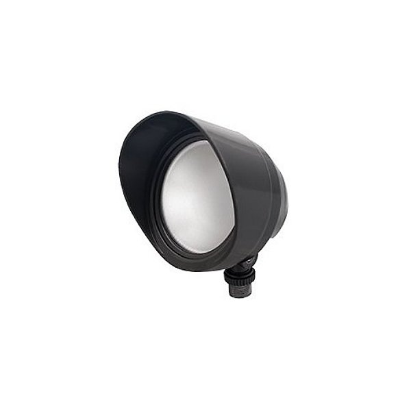 RAB BULLET12YA Bullet Series LED Flood Light Fixture 12 Watt 120 Volt 3000K Arm Mount Bronze, Hardwired