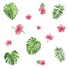 RoomMates RMK3904SCS Tropical Hibiscus Flower Peel and Stick Wall Decals