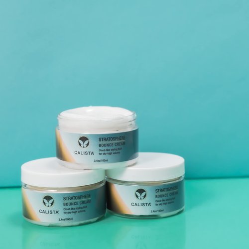 Calista Stratosphere Bounce Cream, Lightweight Volumizing Styling Cream, Body and Bounce Infusing Cream, 3.4 oz. (3.4, Cream)