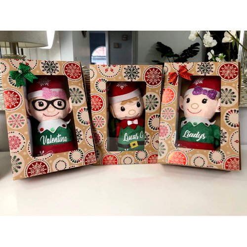 Custom Elf, Custom Christmas Elves, Elf Doll Plush Dolls (Girl)