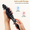 Curling Iron Brush, Mini Curling Iron 1 Inch Ceramic Tourmaline Ionic Hot Curler Brush, Professional Anti-Scald Instant Heat Up Curling Wands, Anti-Frizz Electric Curl Wand for All Hair Types
